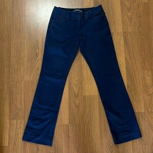 Navy Blue Straight Leg Pants
